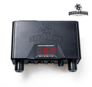 DragonHawk Tattoo Power Supply LCD ScreenデュアルアダプタースイッチボックスP0694227768