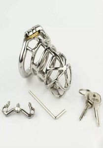 2022 Design Edelstahl Geräte 83Mm Cock Cage Peins Lock Mit Spike Ring Bdsm Sex Spielzeug Für Männer Gürtel6628948