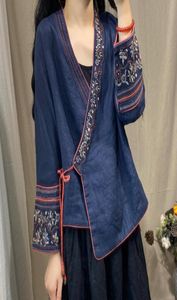 Etniska kläder Kvinnor mode vintage cheongsam toppar rockar traditionell kinesisk stil retro elegant qipao mantel klänningskjorta blus ori2910412