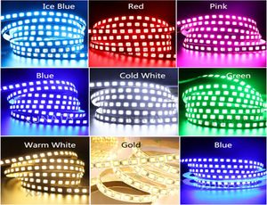 DC12V LED Strip Light 5054 Waterproof Flexible Ribbon 60LEDsm Brighter than 5050 12V RGB Diode Tape 5mlot1574158