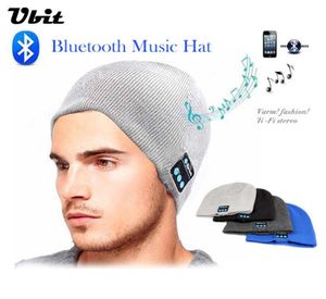 Ubit masculino feminino esporte ao ar livre sem fio bluetooth fone de ouvido estéreo música mágica chapéu eletrônico inteligente para iphone smartphone5190574