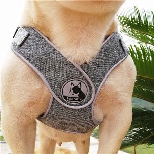 Harnesses No Pull Breathable Dog Harness X5 Reflective Pet Harness for Small Medium Dogs Outing Walk Protective Dog Harness Vest Dog Stuff