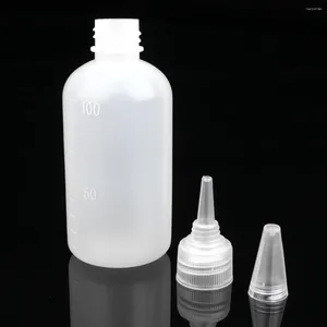 Lagringsflaskor 10 st påfyllningsbar reseflaska dispenser flytande liten press sprayskala containervatten
