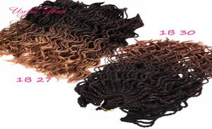 new style Preed curl Senegalese Crochet Braids hair 16inch half wave half kinky curly hair extensions synthetic braidi3627283
