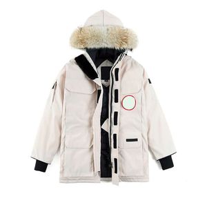 2024 Designer Canadian Goose Jacket Mens Inverno Casacos Quentes Mulheres Casaco Puffer Jaquetas À Prova de Vento Bordado Letras Streetwear Causal Hip Hop Outerwear Parkas Tamanho