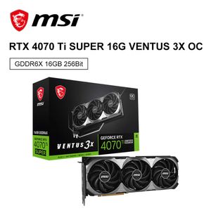 MSI Nuovo RTX 4070TI SUPER 16G VENTUS 3X OC GDDR6X 4NM 192Bit 16GB Scheda grafica Schede Video placa de vdeo PCI4.0 16PIN