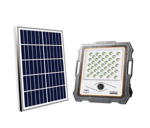 100W 200W 300W 400W Luz de inundação solar com câmera 16G Cartão TF Monitor solar Pátios Fazendas Pomares Jardim Lâmpada de segurança doméstica9029169