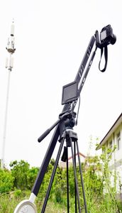 8フィートの最大荷重まで20kgのジブクレーンポータブルプロDSLRビデオカメラクレーン27Mアーム三脚標準バージョンBAG3677090