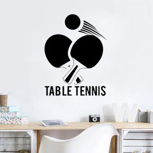 Naklejki na ścianę tenisową winylowe ping pong sport sport