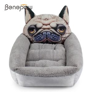 Mats Benepaw 3D Shar Pei Sofá Bed Dog Sale Hot Salpable Plush Sleep Sleep