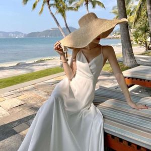 New Suitable for Seaside Photography, Slightly Chubby Girl's Beach Long Dress, Summer Vacation Dress
