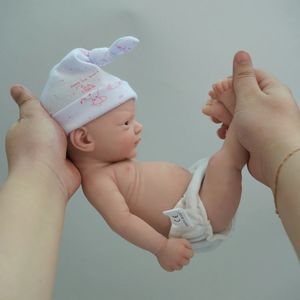 12 Micro Preemie Baby Doll in silicone per tutto il corpo Ragazza Luna Realistica Reborn Surprice Bambini AntiStress 240304