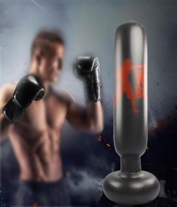 Öka Agility Pressure Relief Standing Uppblåsbara barn Vuxna Punching Boxing Bag Flexibel PVC Training Tumbler Type311C1077293