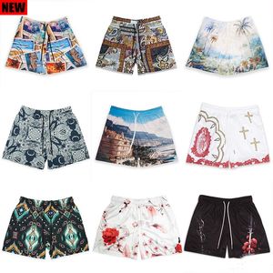 Designer Novos Shorts Masculinos Shorts Básicos Shorts Casuais Masculinos Muscle Fitness Sports Calças Curtas Malha Respirável Solto Hip Hop Moda Basquete Shorts