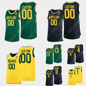 Baylor Final Four 4 NCAA Basketball Jerseys College Walter Jared Butler Macio Teague Davion Mitchell Vital Dain Dainja Matthew Mayer 2 Kendall Brown