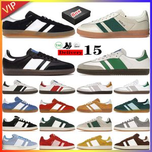 Designer shoes Vegan OG Casual Shoes trend fation For Men Women Designer Trainers Cloud White Core Black Bonners Collegiate red Gum Outdoor Flat Sports Sneakers