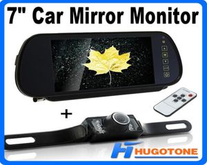 Hd 7 Polegada câmera de visão traseira do carro monitor espelho tft tela lcd com ir nightvision led back up cameras4852116
