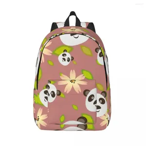 Mochila Laptop Original Panda Bear School Bag Durável Estudante Menino Menina Viagem