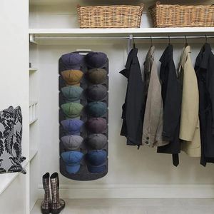 Storage Boxes Hat Organization Bag Cap Organizer Hanging Rack For Baseball Hats Capacity Anti-slip Behind Door Or Wall Holder