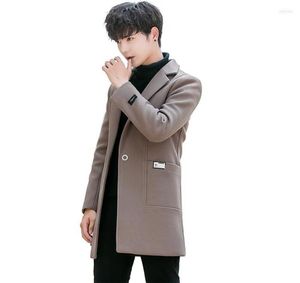 Men039S Trench Coats 19 Woolen Coat Personation من The Telfcenterivation Longsleeved Men39s.