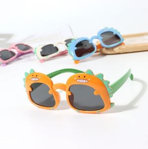 Bonito crianças óculos de sol menina menino dos desenhos animados dinossauro óculos proteção solar linda moda festa viagem versátil óculos