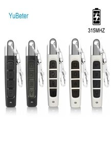 Remote Controlers YuBeter 315MHZ Wireless Control Cloning Duplicator ABCD 4 Button Garage Gate Door Opener Electric Copy Controlle3827190