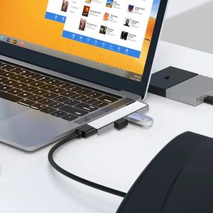 В 1 USB-док-станции Скорость 5,0 Гбит/с 3,0/Type-C 3,0 до 3 портов HUB Type C для ПК, ноутбука, ноутбука