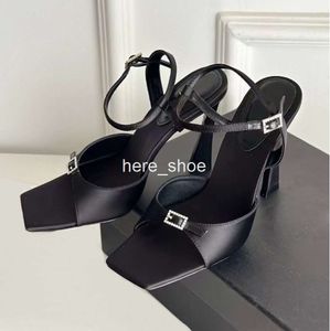 Slim high-heeled sandals shoes satin ankle band purple dress narrow word 10.5cm womens luxury designer original transportation