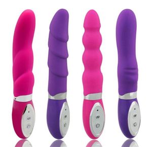 Wibratory Dorosłe erotyczne wibrujące buplug masaż pochwy Silikon GSPOT Wibrator zabawki erotyczne dla kobiety stymulatora łechtaczki2603515