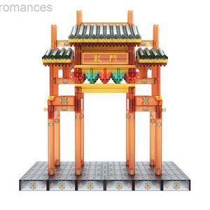 Puzzle 3D 3D ABS Tridimensionale Architettura Cinese Torii Puzzle Assemblaggio Fai da Te Building Blocks Giocattoli per Bambini Regalo per Adulti 240314