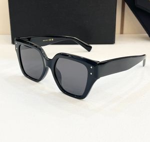 Quadratische Sonnenbrille mit schwarzen und dunkelgrauen Gläsern für Damen, 4471, Sommerfarben, Sonnenbrillen, Lunettes de Soleil-Brille, Occhiali da sole UV400-Brille