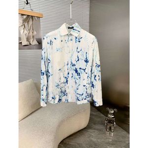 Designer de moda masculina camisa longa estilo marca camisa masculina luxo camiseta manga longa roupas de negócios casuais xadrez pônei bordado marca M-3XL