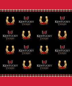 Kentucky Derby Horseshoe Rose Vinyl Pography Backdrops 단계 및 반복 파티 스튜디오 3263413에 대한 Red White Black PO 부스 배경