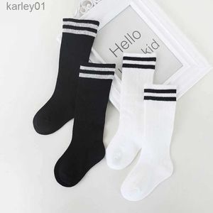 Skarpetki dla dzieci Socks Knee High Boys Sports Sock Botton Long Stripes Socks Socks School Socks YQ240314