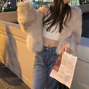 Autumn/Winter New Faux 2023 Fox Fur Grass Women's Short Haining Youth Fashion Coat Slimming 9738