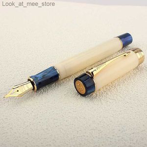 Füllfederhalter Füllfederhalter JINHAO 100 Füllfederhalter Ivory Spin EF Feder Business Office Schulbedarf Tintenstifte Q240314