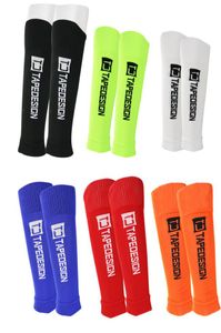 1 par Sports Soccer Shin Guard Pad Sleeve Sock Leg Support Football Compression Calf Sleeve Shinguard för vuxna tonåringar barn5497292