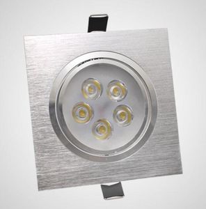 LED Downlights Square zagłębione lampy sufitowe 3W 5W 110V 220V domowe użycie lampy punktowej aluminiowa case3012357