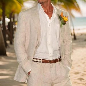 Męskie garnitury na letni ślub na plaży 2 szt. Kurtka w stylu amerykańskim z spodniami Spode Broom Tuxedos 2024