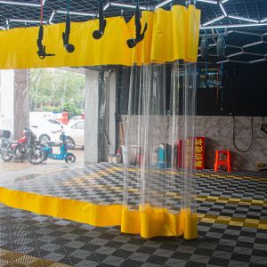 Redes Personalizar Quintal Pergola Lona com Zíper Ao Ar Livre Tenda Visível Pano À Prova de Chuva Sala de Lavagem de Carro Cortina À Prova D 'Água