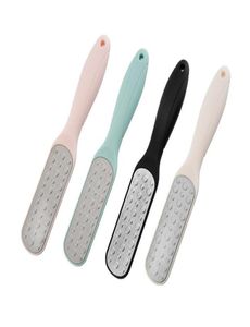 Stainless steel Treatment file foot rub plate care Foots Rasp repairfoot double sided brush T10I869173418