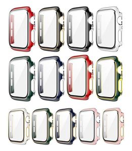 Do Apple Watch Iwatch Series 6 5 4 3 2 SE Slim Hard PC Case Temperted Glass Pather Protector Protection Proces6962363