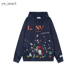 Lanvin Hoodie Man Lanvins Футболка Одеть Мужская Толстовка Дизайнерская Толстовка Sudaderas Felpa Felpe Свитер Мужская Женская Толстовка Lanvin Рубашка Мода Lanvins Hoodie 7238