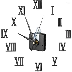 Orologi da parete Movimento orologio fai-da-te Semplici numeri romani Quarzo muto con ago