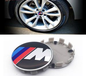 M logosu için 268mm 68mm 10pinsclip E60 E90 F10 F30 F15 E63 E64 E65 E86 Araç Tekerlek Hub HUB EMBLEM KAPAK KAPAK KAPAĞI Abs Alüminum2668350