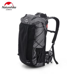 Väskor NatureHike Outdoor Large Capacity Travel vandring camping ryggsäck 60 + 5l lätt rockserie vandring ryggsäck