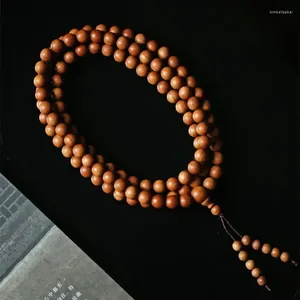 Strand Authentic Old Sandalwood Armband India Rosary 108 Buddha pärlor