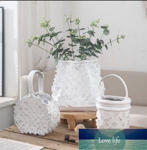 Vaso de resina com luz de luxo, vaso antigo, entrada para sala de estar, arranjo de flores, decorações personalizadas, utensílios de flores, atacado