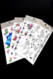 Temporary Tattoos 50 pcslot Butterfly Tattoo Stencils For Body Waterproof News Butterfly Tattoos 206105 mm1101092