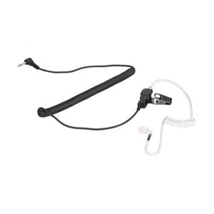 Surveillance Single-wire Listen Only Earpiece for Walkie Talkie with Covert Acoustic Tube Headset